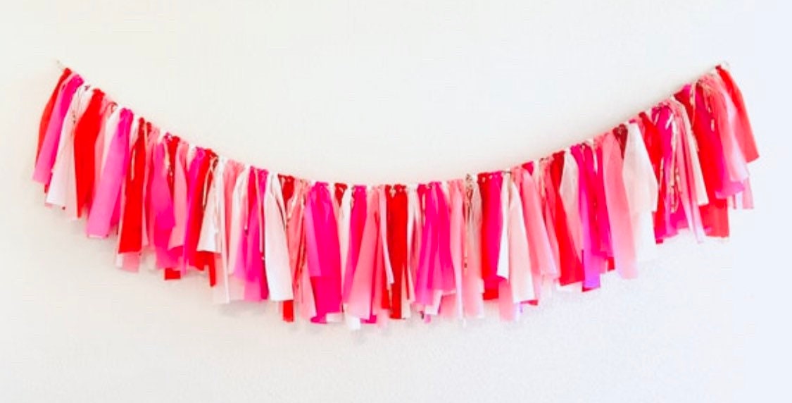 Pink Party Tassel Garland