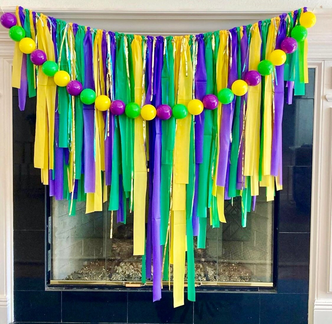 Tablecloth Fringe Backdrop Mardi Gras Fringe Fringe Etsy