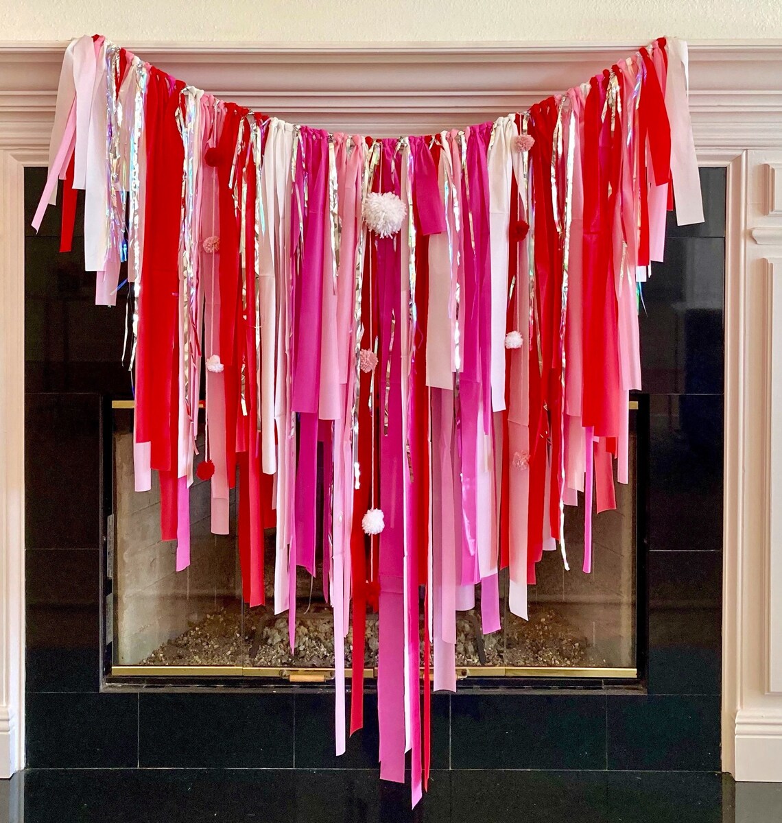 Tablecloth Fringe Backdrop Valentines Day Fringe Fringe Etsy