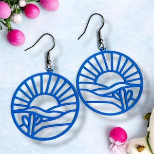 Clarice cliff earrings , Clarice cliff style, Clarice cliff, comfortable earrings, everyday earrings, gifts for her, no plastic packaging
