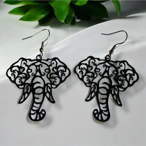 Dangle drop earrings,  Elephant Earrings, elephant gifts, Birthday Gifts, Dumbo gifts, Mothers Day gift, everyday earrings, elephant love