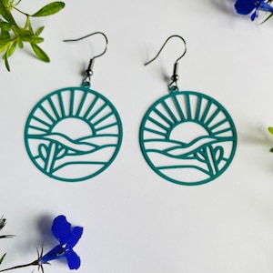 Clarice cliff earrings , Clarice cliff style, Clarice cliff, comfortable earrings, everyday earrings, gifts for her, no plastic packaging
