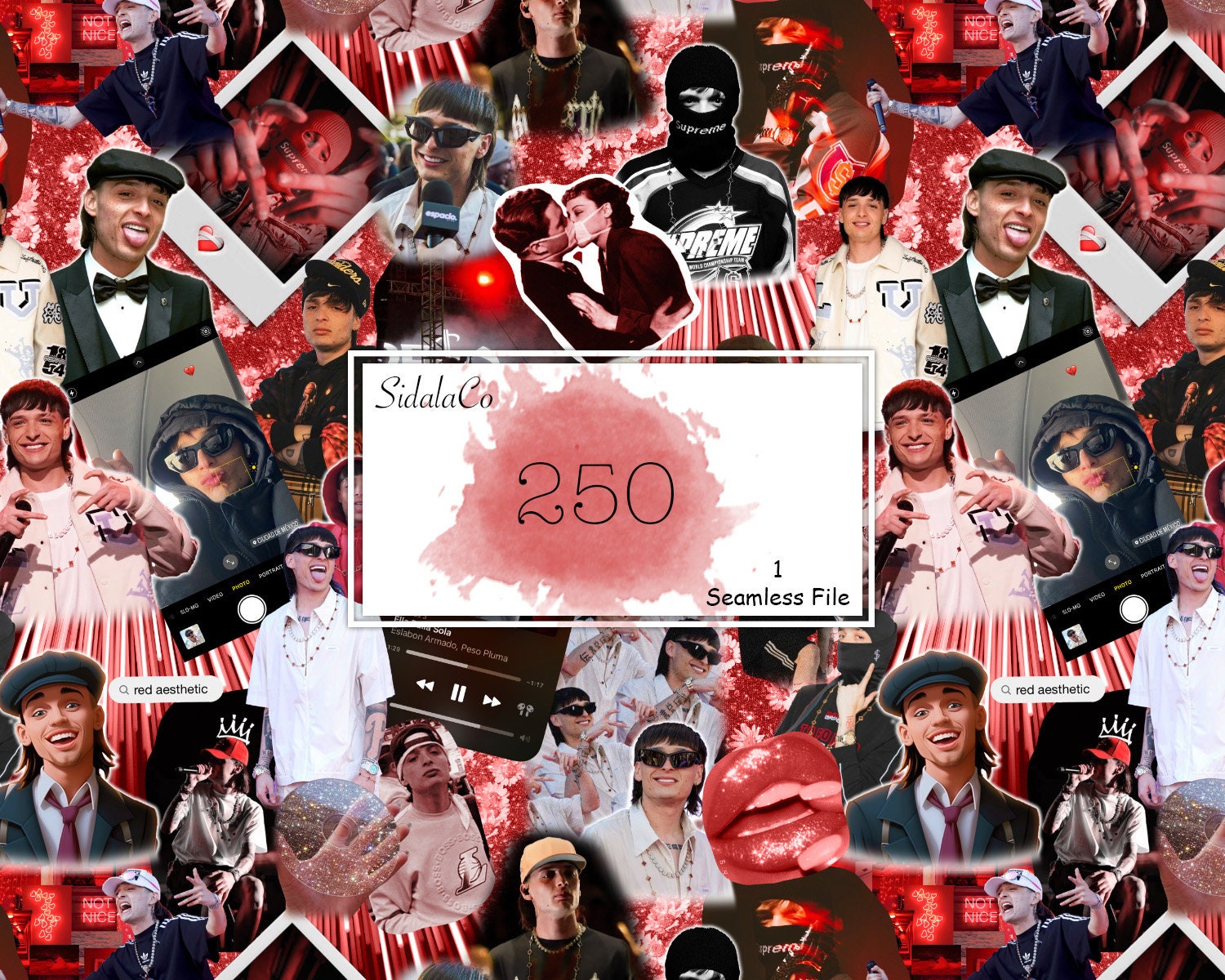 Seamless Peso Pluma File 250 - Etsy