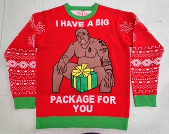 Barry Wood Ugly Christmas Sweater: Meme Holiday Party Knit