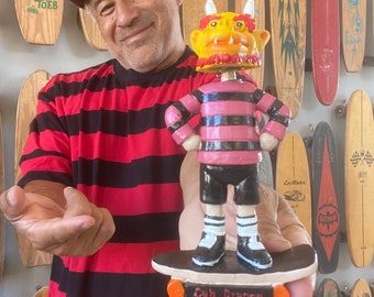 Officieel gelicentieerde Steve Caballero 'Cab Dragon' limited edition bobble head