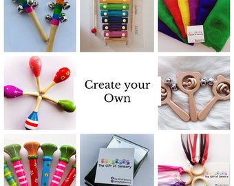 Create Your Own/make your own sensory bag/ create your own musical bag/ pick n mix sensory/ sensory items/gingerbread house/ personalised