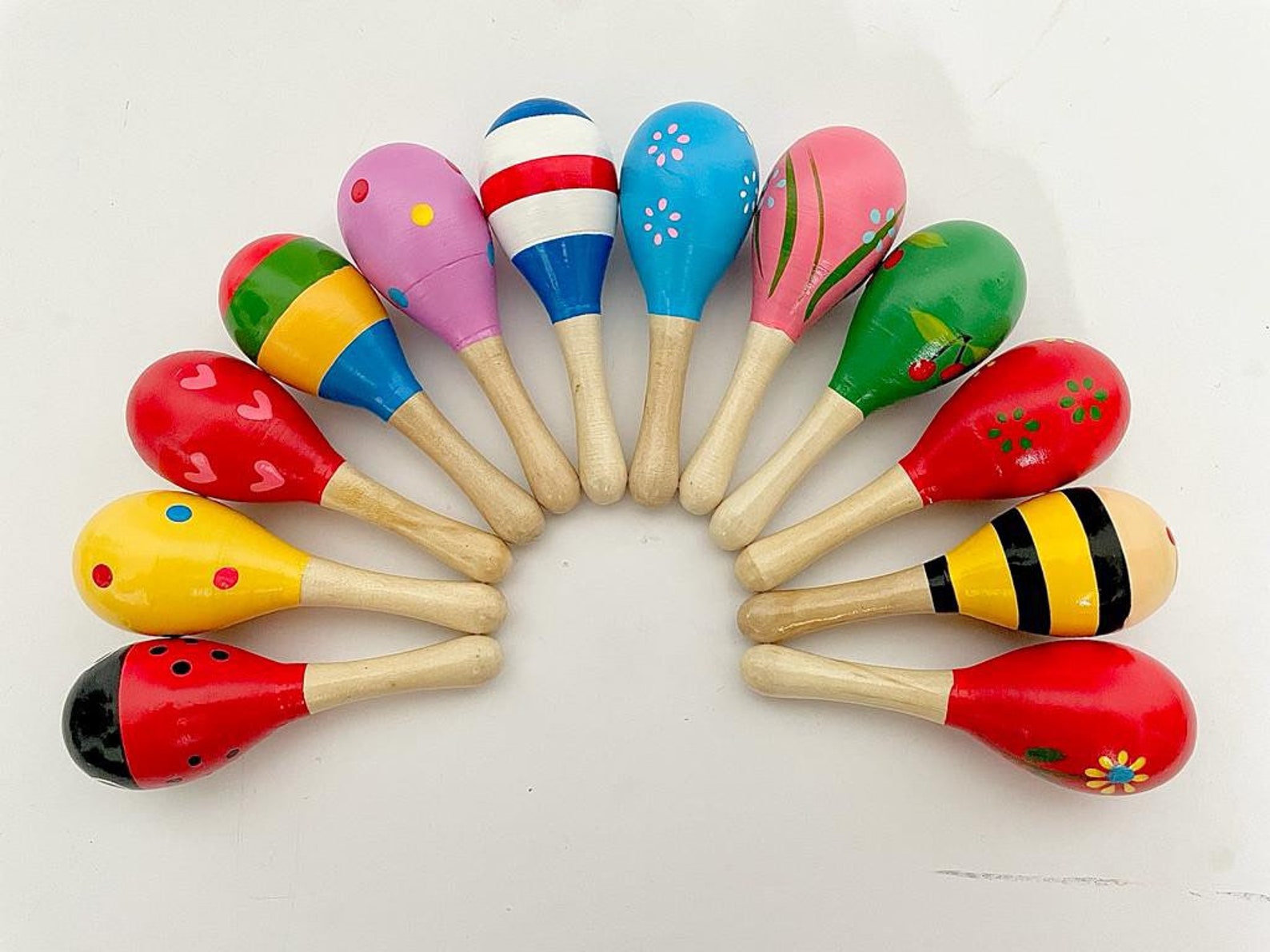 Mini Maraca Set of 2/baby Maracas/ Music Maraca/maraca Etsy UK