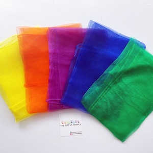 Sensory scarf/baby play scarf/ Sensory item/ baby Sensory play