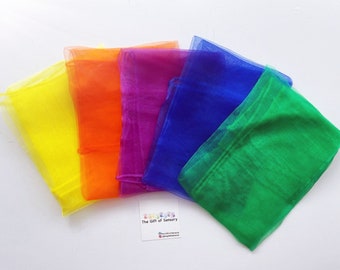 Sensory scarf/baby play scarf/ Sensory item/ baby Sensory play