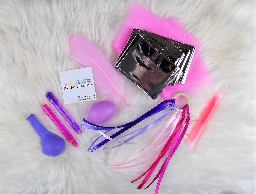 Baby Sensory Box/newborn Baby Sensory Toys/ Baby Girl Sensory Set/ Pink ...