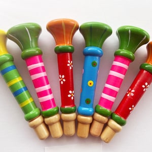 2 xWooden flute/ wooden musical instrument/ wooden toy/ toddler and baby gift/ musical instruments