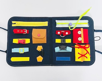 Busy bag/ sensory bag /busy board / toddler sensory board/ Montessori educational activity board/ Travel toy