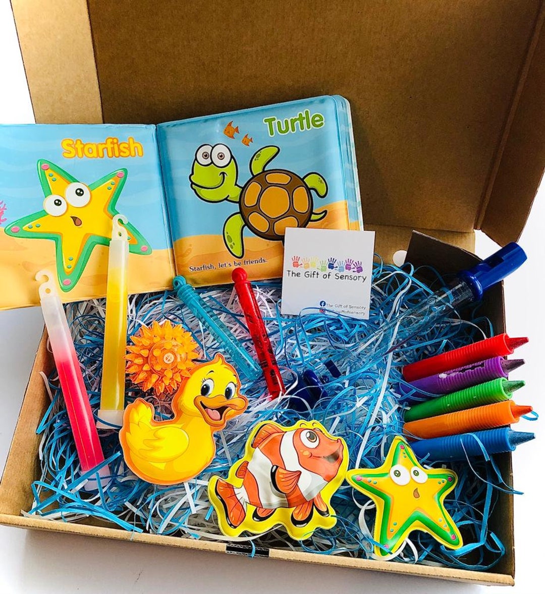 Bath Time Box/bath Activity Box/ Bath Time Gift/ Bath Time Present/ Bathing Gift Set for Baby