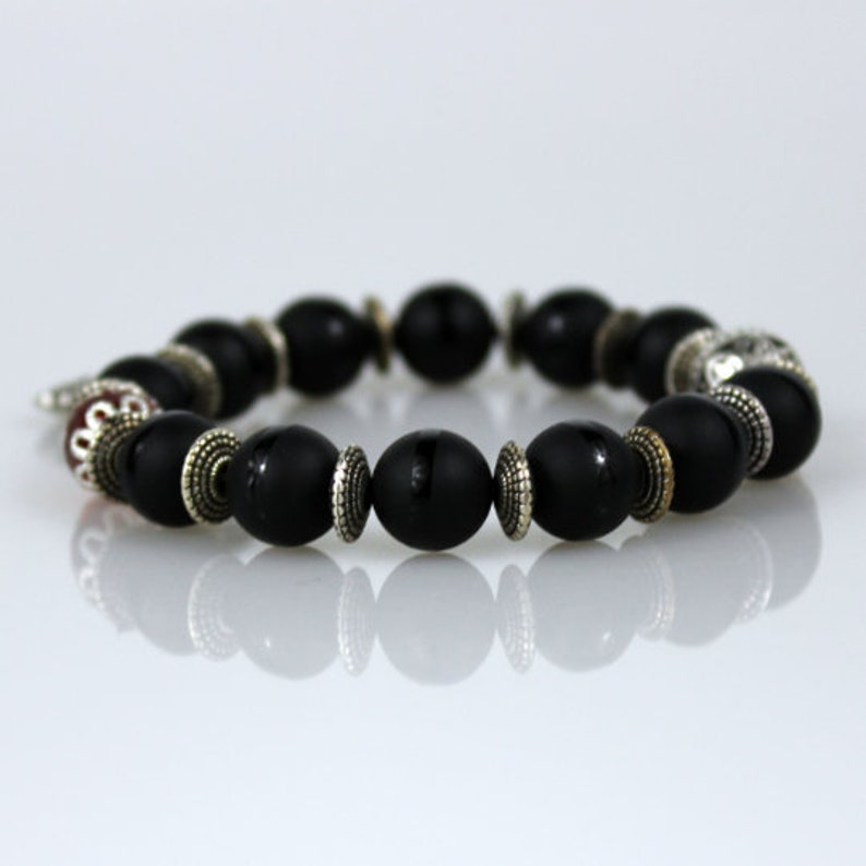Buddha Bead Bracelet \u2022 Buddhist Charm Bracelet \u2022 Spiritual Prayer Beads \u2022 Tibetan Shamballa Wrist Mala \u2022 Onassis Krown Signature Collection
