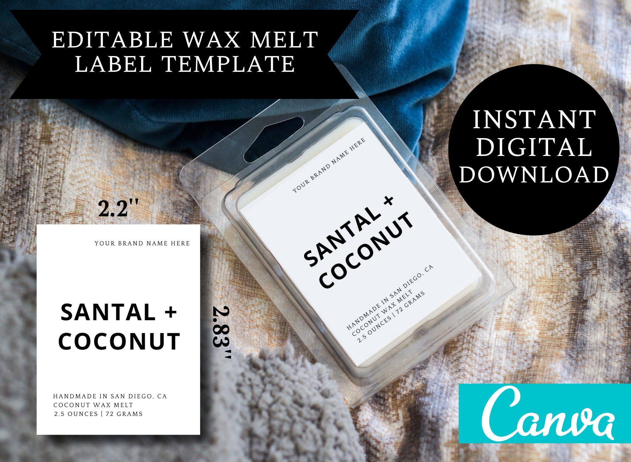Santal and Coconut Wax Melt