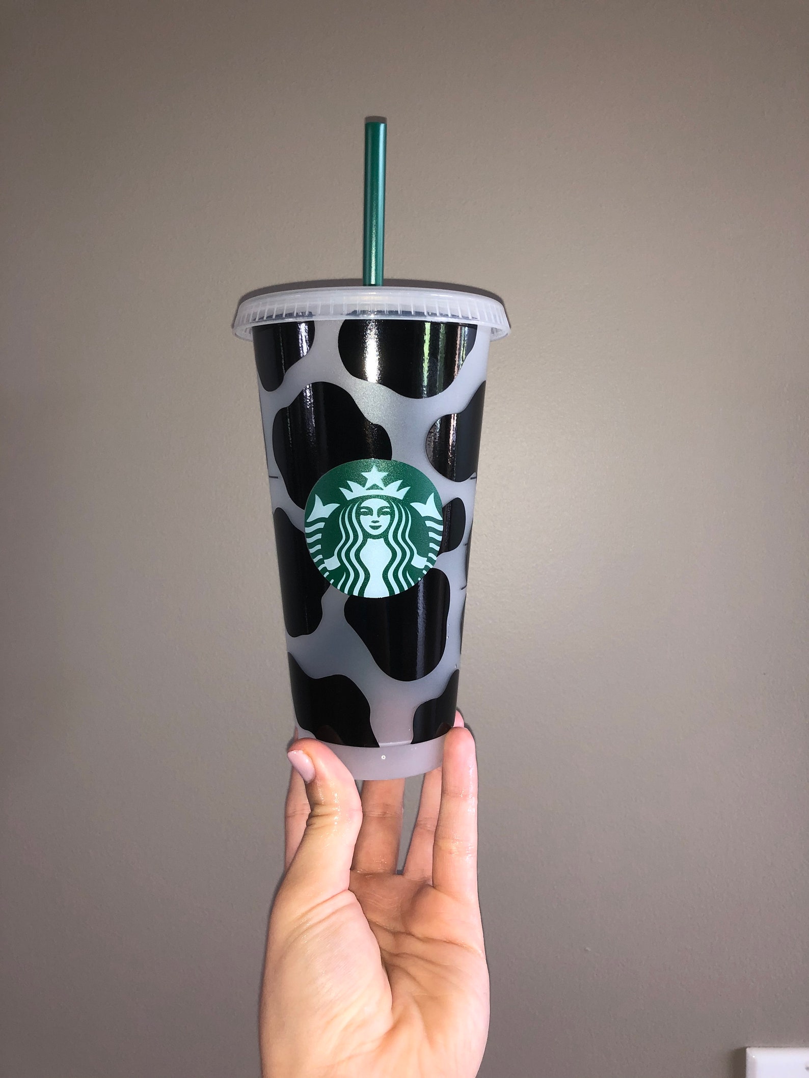 starbucks cow tumbler