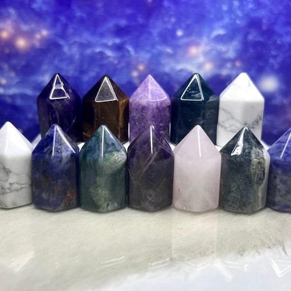 Mini Crystal Obelisk / Towers / Polished Points / Natural Crystal