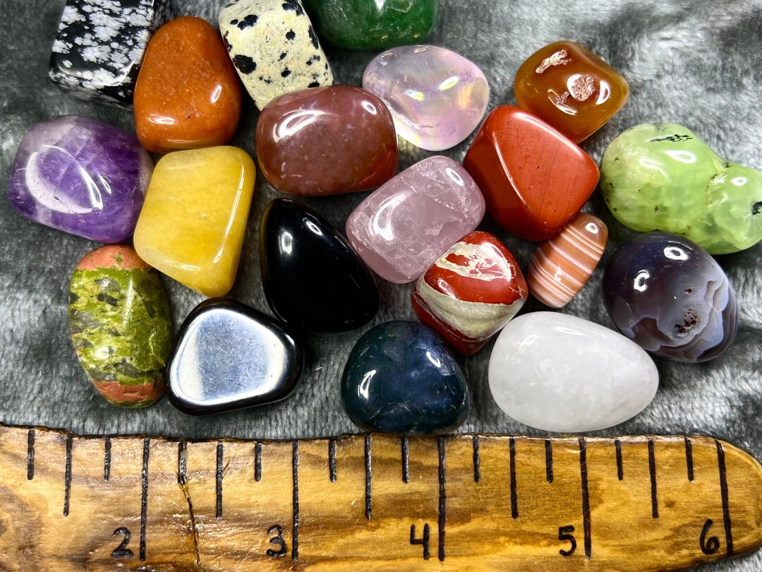 Tumbled Rocks Hd Tumbled Stones / Sold Individually / Pick Your Own Authentic Polished ...