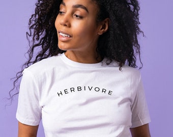 HERBIVORE Shirt, Herbivore T-shirt, Vegan Shirt, Vegetarisch Shirt, Vegan Gift, Vegan Kleding, Cadeau voor Vegan, Vegan T-shirt, Vegan Shirt Vrouwen
