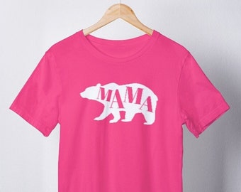 Mama Bear Shirt, Mama Shirt, Valentines Gift for Mom, Womens Shirt, Mom Day Gift, Wife Shirt, Mama Bear Tshirt Mama Shirt Soft, Bear Tee