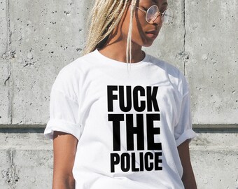 警察をぶっ殺せTシャツ、抗議Tシャツ、社会正義Tシャツ、アクティビズムTシャツ、公民権Tシャツ、政治声明Tシャツ、人権Tシャツ