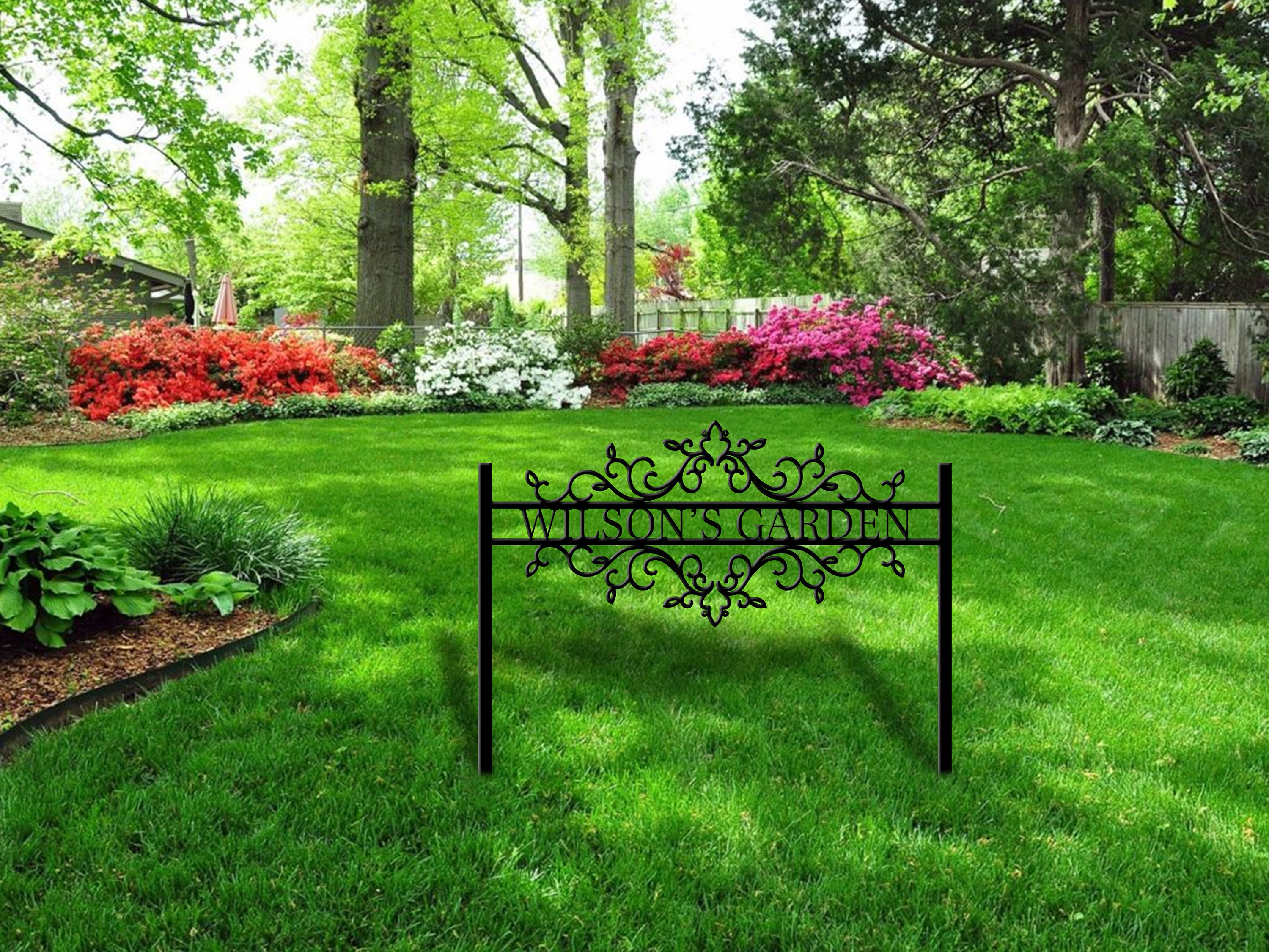 Gartenschilder aus Metall Gartenschilder für den Etsy.de