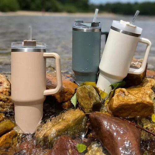 Stanley Cup Dupe 40oz Handle Insulated Cup Etsy Canada