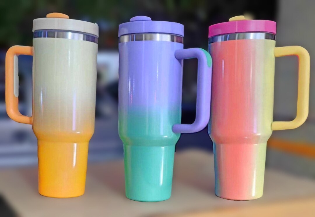 Ombre Stanley Tumbler Dupe Stanley Cup Dupe Stanley 40oz Etsy