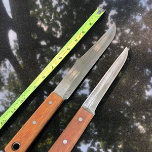 SALE: FOUR Butcher Knives Mixed Lot 