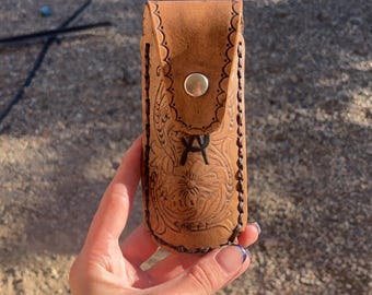 Messeretui aus Leder