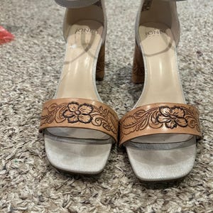 Leather Tooled Heels