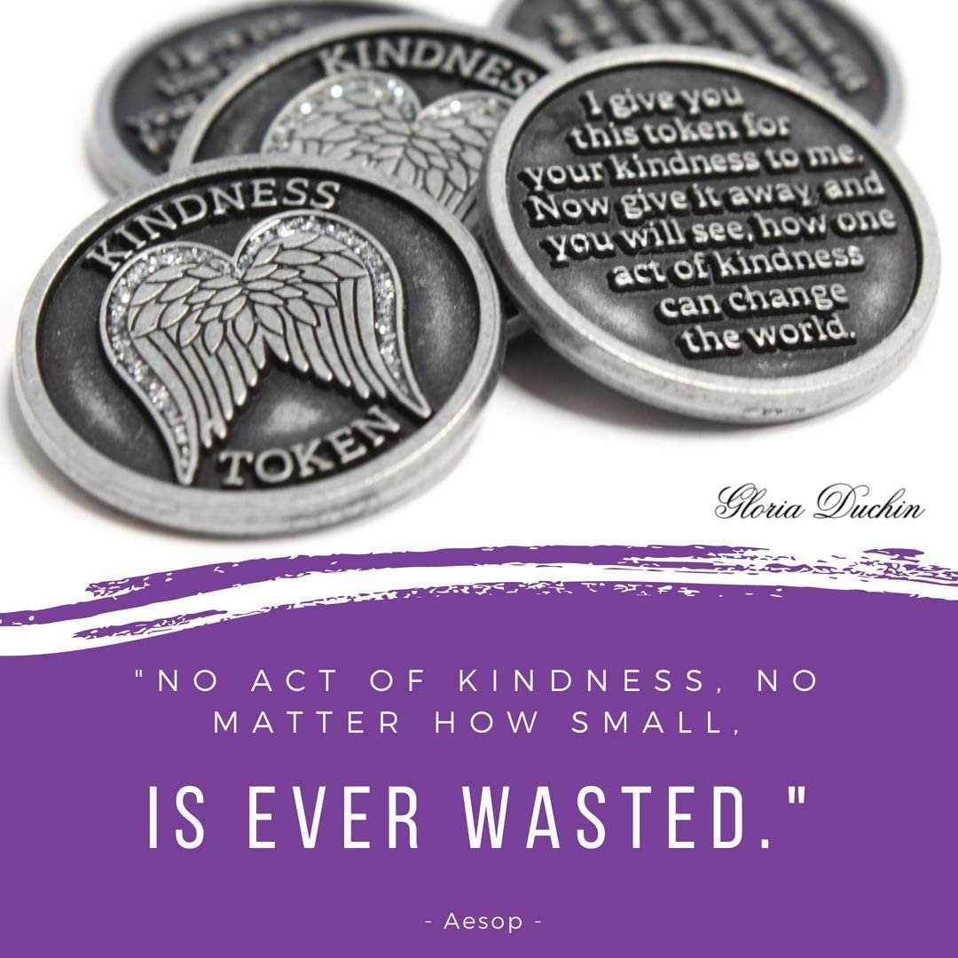 Appreciation Token Kindness Coins Bulk Collectable Gift Teach Etsy