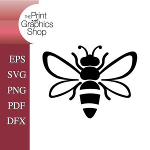 Bee SVG, Instant Download, Clipart, Digital Download, SVG, Cricut Cut File, Bee ClipArt, Insect svg, png, dfx, eps, pdf, Clipart