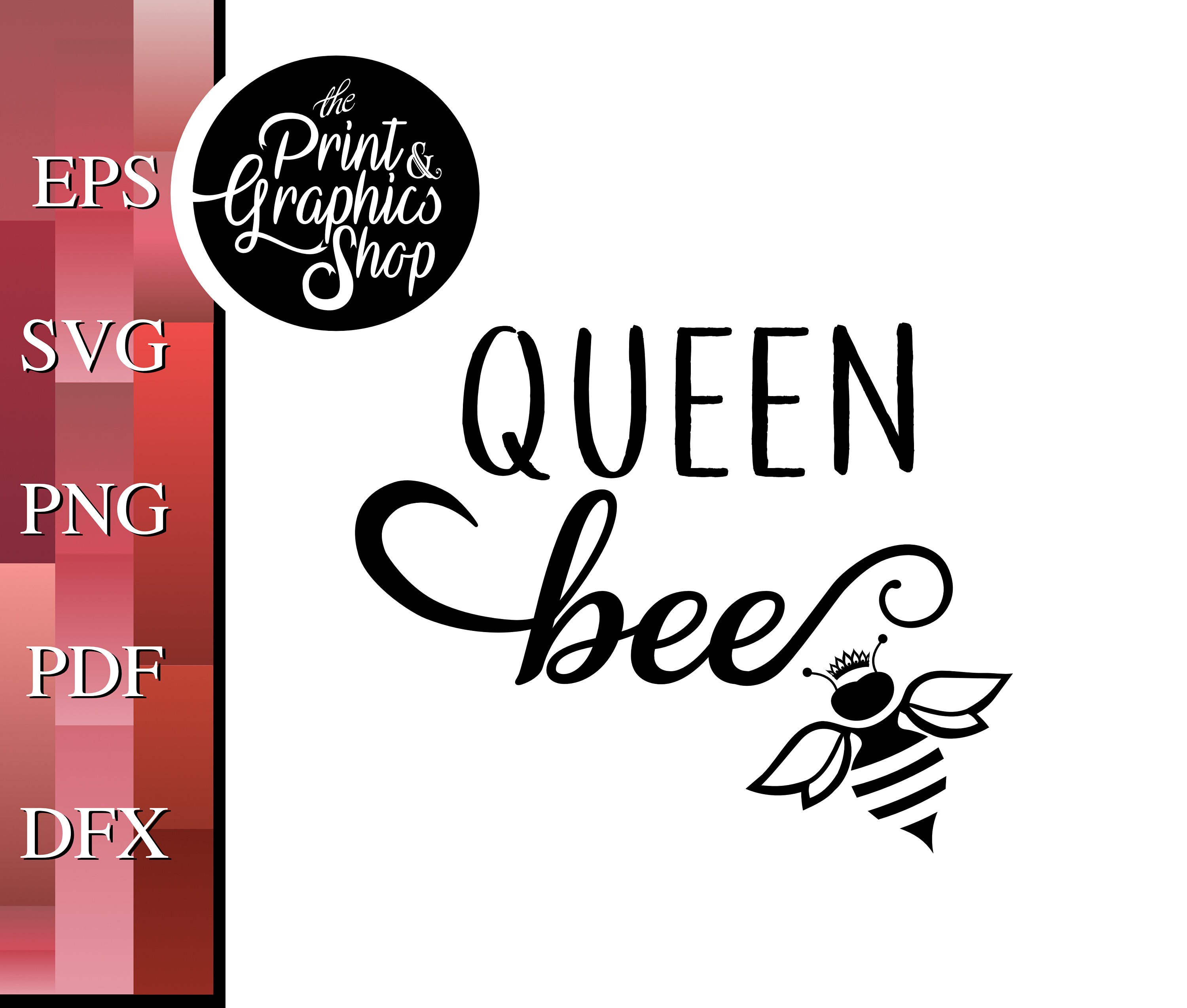 Queen Bee Svg Queen Svg Queen Bee Clipart Queen Quote Svg Etsy Bee ...