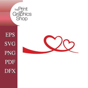 May include: Two red hearts intertwined with a red ribbon, forming a continuous loop. The hearts are in a simple, stylized design. The image is suitable for use in Valentine's Day crafts, wedding decorations, or other romantic projects.