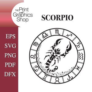 Scorpio SVG, Digital Download, Zodiac SVG, Cut File, Astrological Sign, Zodiac Sign, Zodiac, Scorpius SVG, Scorpion svg, Scorpio Clipart