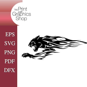 Panther SVG, Panther Clipart, Instant Download, Clipart, Digital Download, SVG, Cricut Cut File, Black Panther  Cut File, png, dfx, eps, pdf