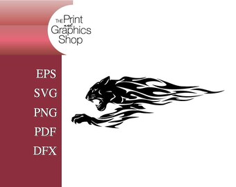 Panther SVG, Panther Clipart, Instant Download, Clipart, Digital Download, SVG, Cricut Cut File, Black Panther  Cut File, png, dfx, eps, pdf