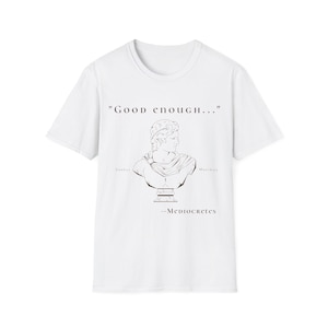 Funny Sarcastic T-shirt, Mediocretes Shirt, Funny Greek Quote, Philosophy Pun Tee, Best Friend Gift, Joke Gift, Intellectual Gift, Nerdy Tee