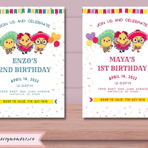 Canticos party idea  Birthday party stickers, 1st birthday party themes,  1st birthday themes