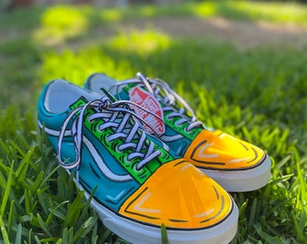 Classic Custom Cartoon Painted Vans