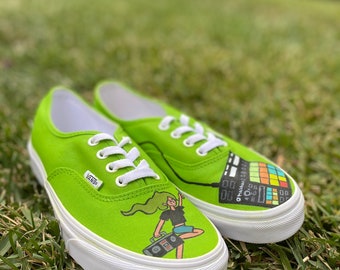 vans old skool painted