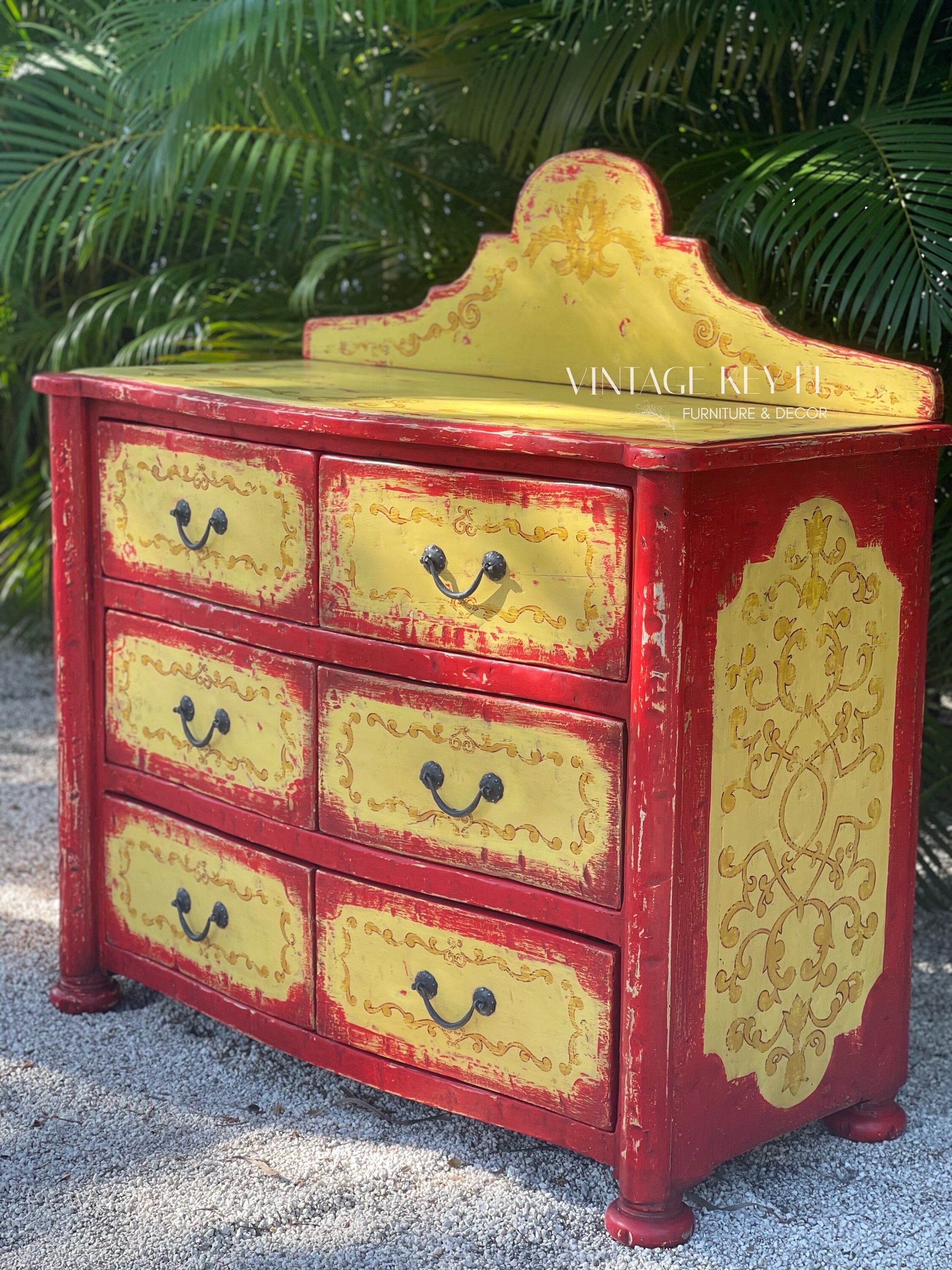 Vintage Arhaus Dresser, Oversized Dresser, Colorful Console, Oversized  Console, Peruvian Dresser, South American Furniture, Bohemian Dresser - Etsy