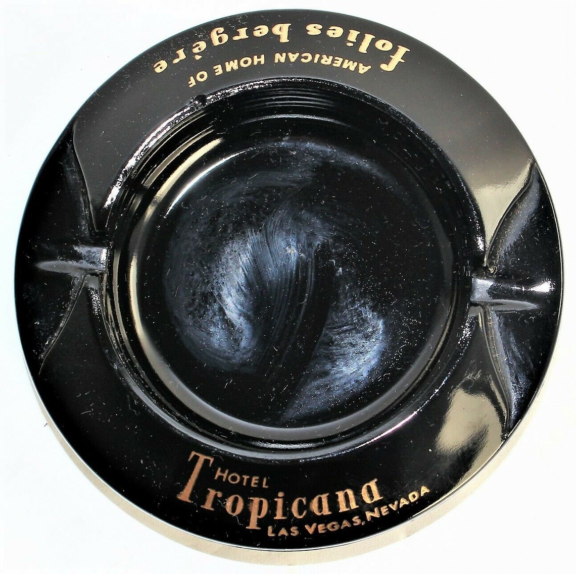 Two Las Vegas Ashtrays Vintage Tropicana Hotel Fast Free Etsy