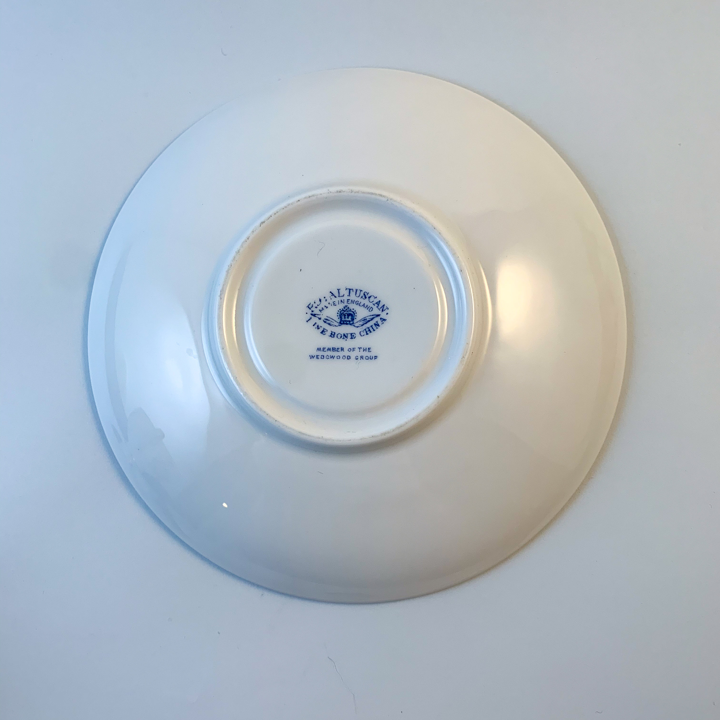 Vintage Royal Tuscan Fine Bone China Blue on White Wedgwood Etsy