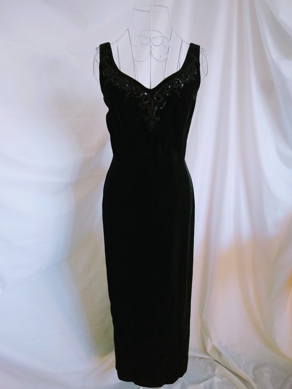Vintage Laura Ashley velvet dress