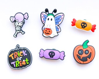 Halloween Cute Ghost Sweet Croc Charms Shoe Charms Clog Decoration Croc Accessories. Jibbitz