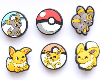 Pokemon cartoon anime Shoe Charm - Charms for your Crocs - Croc Accessories. Jibbitz