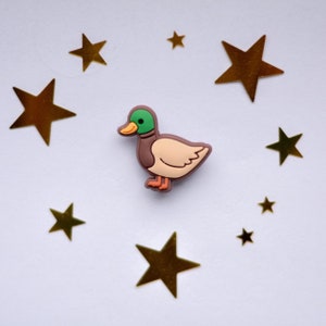 Cute Happy Duck Shoe Charm - Charms for your Crocs - Croc Accessories. Jibbitz