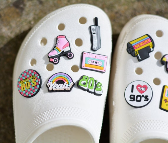 Funky Retro 80s 90sthemed Shoe Charm - Charms for Your Crocs  display picture 3